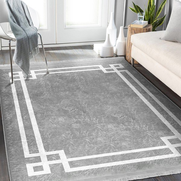 Pilkas kilimas 160x230 cm - Mila Home-image-2