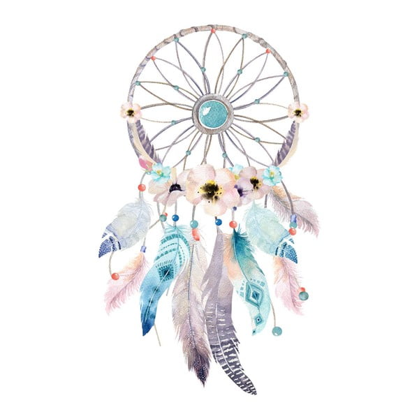 Dekoratyvinis lipdukas Ambiance Boho Dream Catcher-image-2