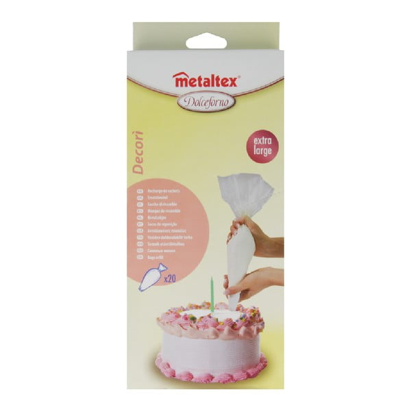 Iš plastiko dekoravimo maišelis 20 vnt. – Metaltex-image-3