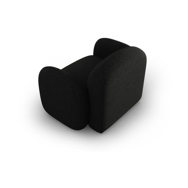 Krėslas juodos spalvos Blair – Micadoni Home-image-4