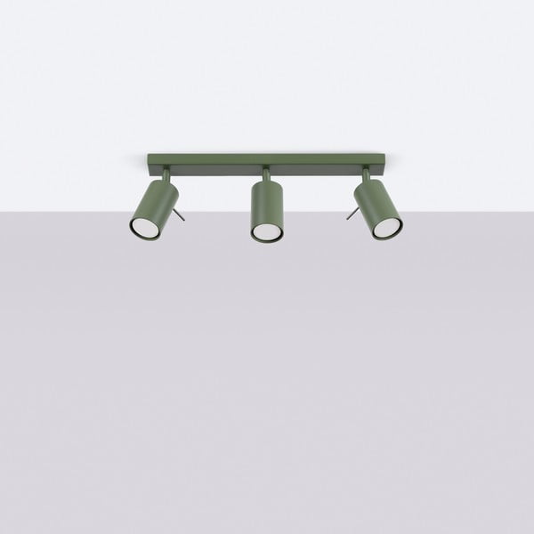 Žalios spalvos taškinis šviestuvas 6x45 cm Etna – Sollux-image-3