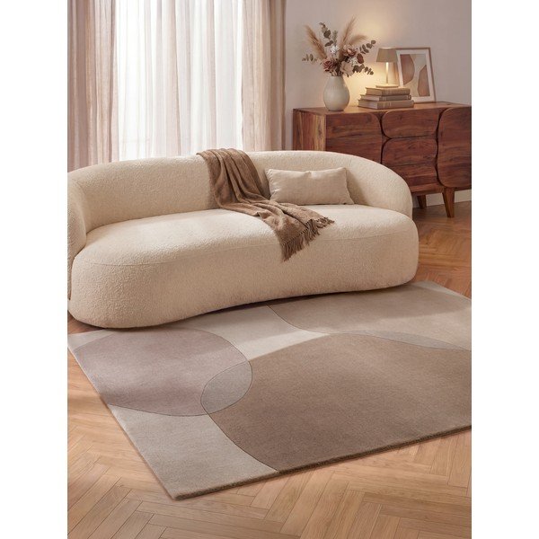 Smėlio spalvos iš vilnos kilimas 120x170 cm Ovia – Villeroy&Boch-image-3