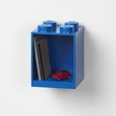 Vaikiška mėlyna sieninė lentyna LEGO® Brick 4