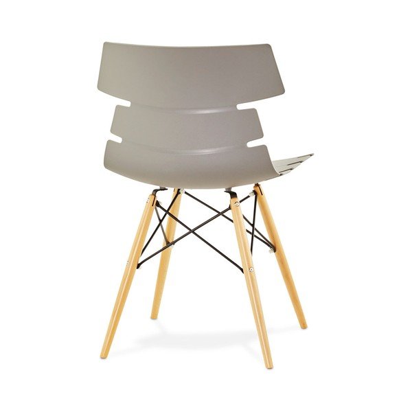 Pilka valgomojo kėdė Kokoon Design Strata-image-1