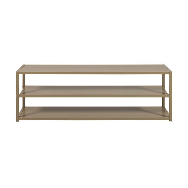 Taupe spalvos TV spintelė iš metalo 120x40x35 cm Teun – WOOOD