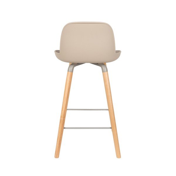 2 smėlio pilkos spalvos baro kėdžių rinkinys Zuiver Albert Kuip, sėdynės aukštis 65 cm-image-4