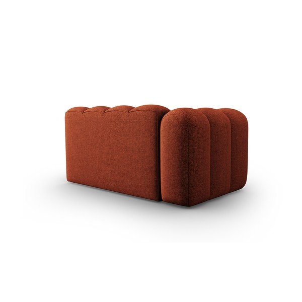 Modulinė sofa raudonos plytų spalvos (su kairiuoju kampu) Lupine – Micadoni Home-image-3