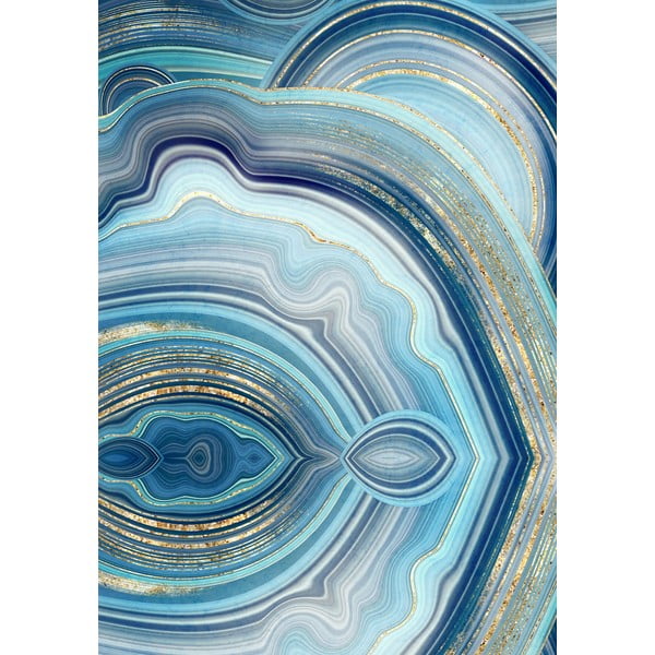 Mėlynos spalvos vonios kilimėliai 2 vnt. 60x100 cm – Foutastic-image-2