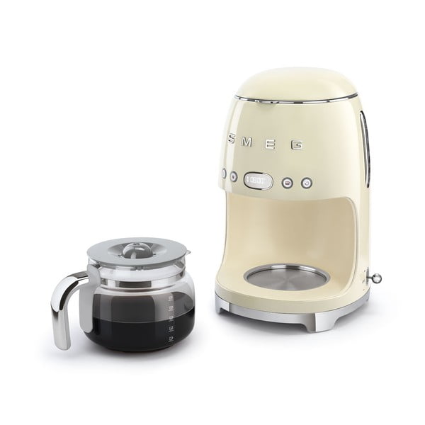 Kreminės baltos spalvos kavos filtravimo aparatas SMEG-image-2