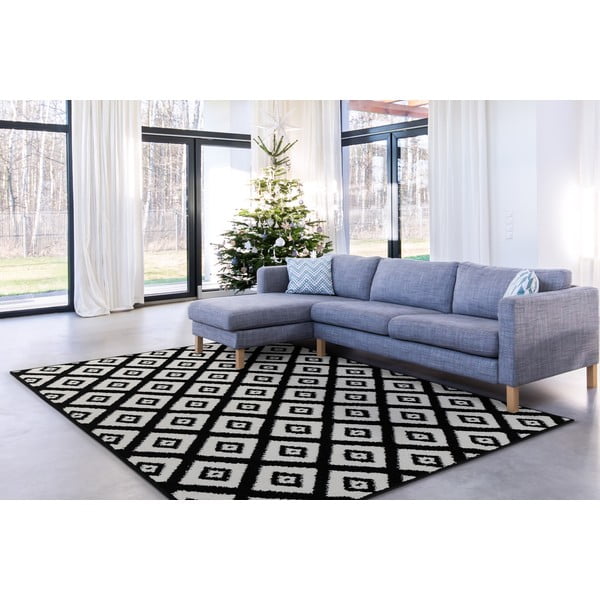 Kilimas juodos ir baltos spalvos 80x120 cm Avanti – FD-image-1