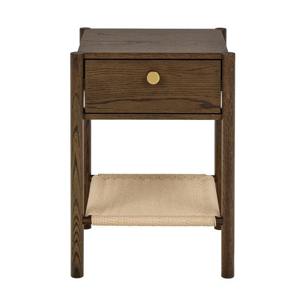 Tamsios natūralios spalvos naktinis staliukas iš ąžuolo Monfort – Actona