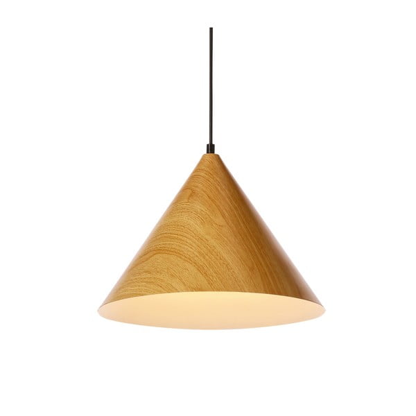 Kabantis šviestuvas rudos spalvos ø 32 cm su metaliniu gaubtu Dunca – Candellux Lighting-image-2