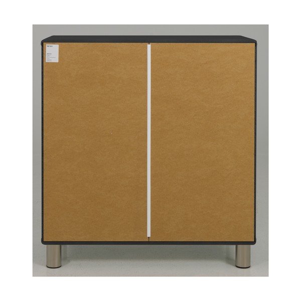 Juoda aukšta komoda 86x92 cm Malibu - Tenzo-image-1