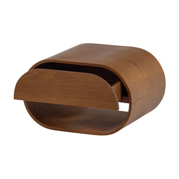Natūralios spalvos kelių aukštų sieninė lentyna 39 cm Momo – WOOOD-image-2