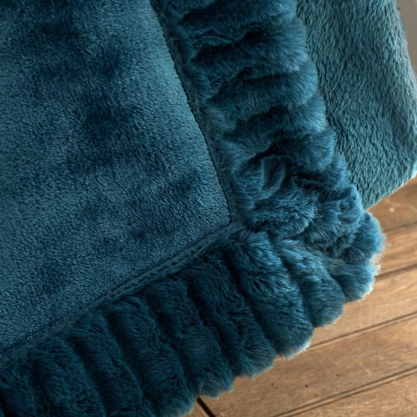 Antklodė 150x200 cm Velvet and Faux Fur - Catherine Lansfield-image-3