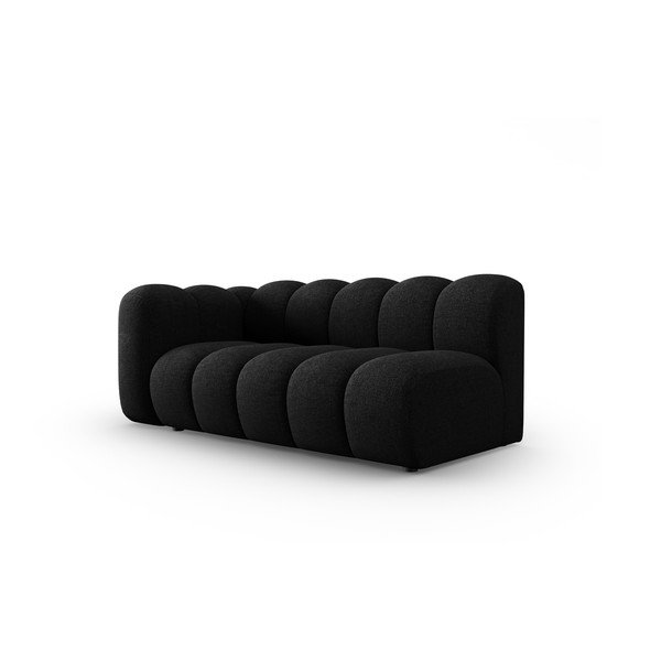 Modulinė sofa juodos spalvos/antracito spalvos (su kairiuoju kampu) Lupine – Micadoni Home-image-1