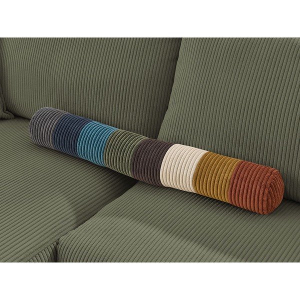 Modulinė taburetė šviesiai žalios spalvos iš kordinio velveto Nihad modular – Bobochic Paris-image-3