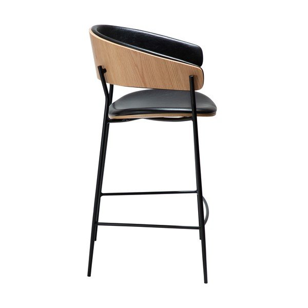 Juodos spalvos baro taburetė (sėdynės aukštis 63,5 cm) Crib – DAN-FORM Denmark-image-2