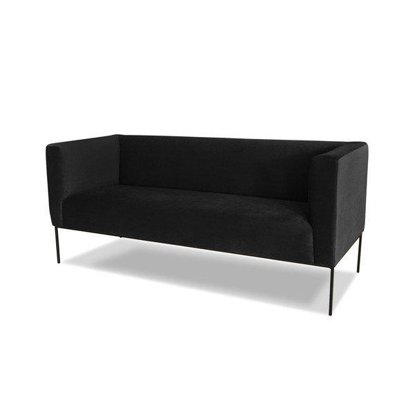 Juoda trijų vietų sofa "Windsor & Co. Sofos Neptūnas-image-2