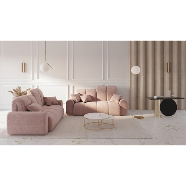 Šviesiai rožinė sofa Devichy Tous-image-4