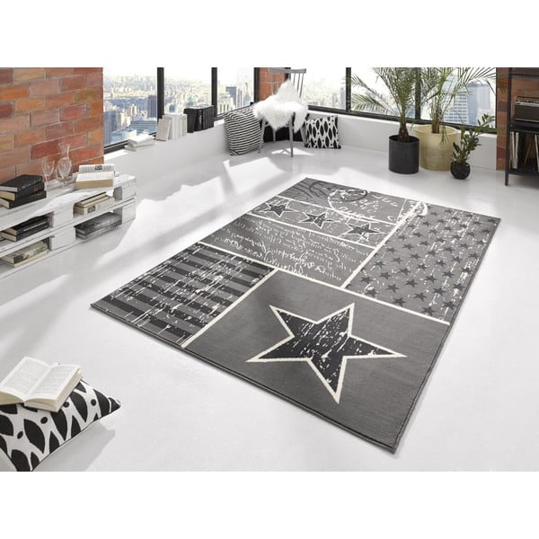 Vaikiškas pilkas kilimas Hanse Home City & Mix Star, 140 x 200 cm-image-1