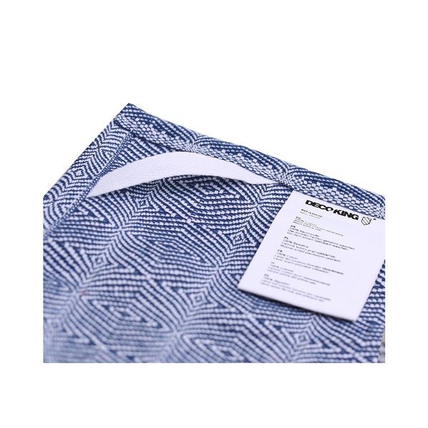 10 DecoKing Louie mėlynos ir turkio spalvos medvilninių rankšluosčių rinkinys, 50 x 70 cm-image-2