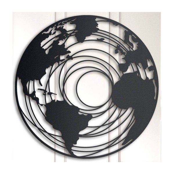 Juoda sienų apdaila Globe