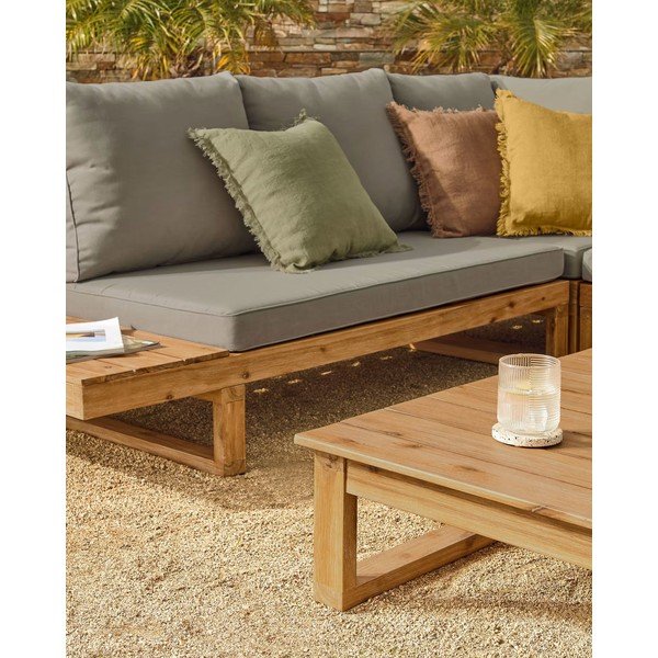 Rudos spalvos sodo poilsio baldų komplektas 5 žmonėms Flaviina – Kave Home-image-4