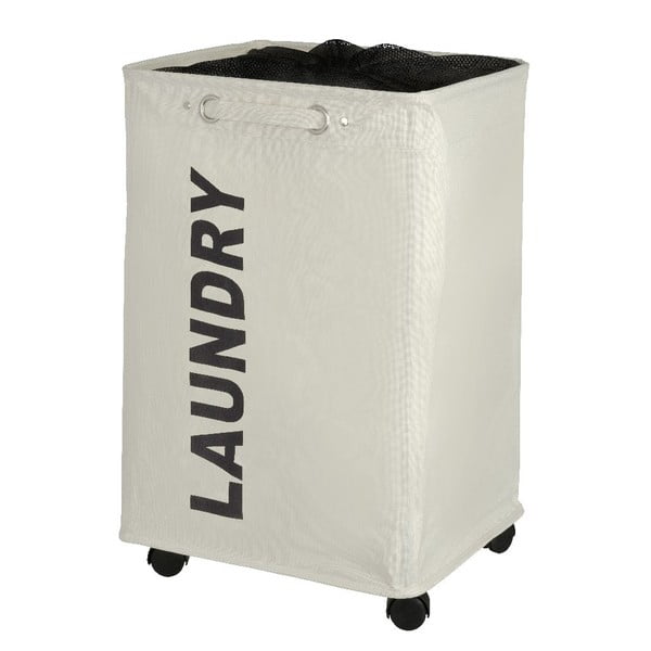 Smėlio spalvos skalbinių krepšys Wenko Quadro, 79,2 l-image-4