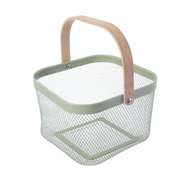 Vielinis iš metalo krepšys 24,5x24,5x30 cm Greenish – Orion-image-4