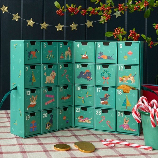 Advento kalendorius 37,5 cm Festive Friends – Rex London-image-1