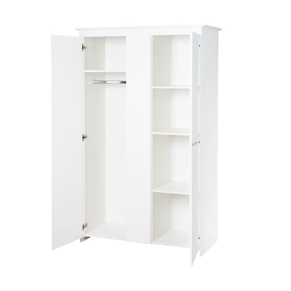 Baltos spalvos vaikiška spinta 119x190x52 cm Anton – Roba-image-4