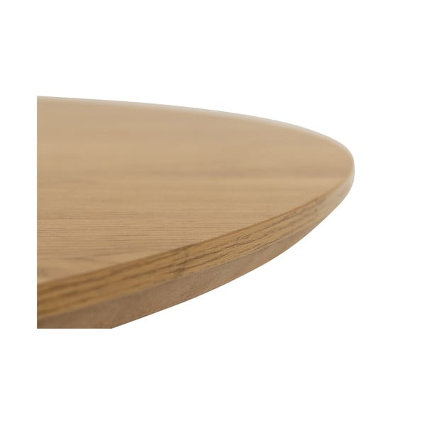 Apvalus kavos staliukas su ąžuoliniu stalviršiu ø 80 cm Yale - Actona-image-3