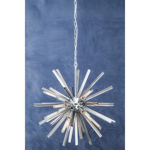 Iš metalo kabantis šviestuvas ø 75 cm su stiklo gaubtu Karlo – Premier Housewares-image-4