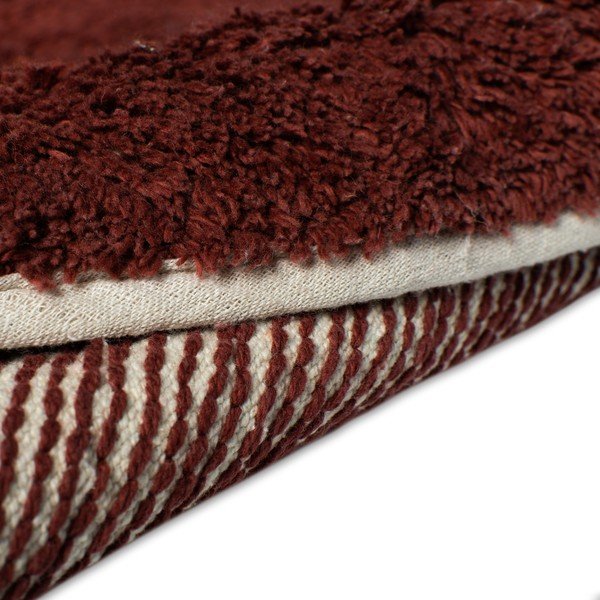 Skalbiamas kilimas bordo spalvos 134x200 cm Faaborg – HF Living-image-4