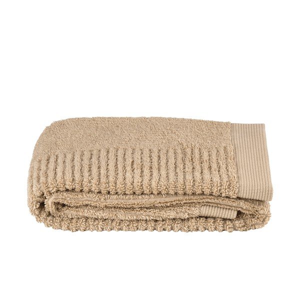 Smėlio spalvos iš frote audinio iš medvilnės rankšluostis 50x100 cm Classic – Zone