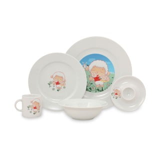 5 dalių vaikiškas porcelianinis valgomojo rinkinys Kütahya Porselen Sheep