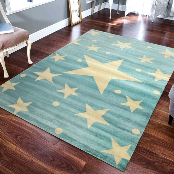 Vaikiškas kilimas Stars Sky Azuro, 120 x 170 cm