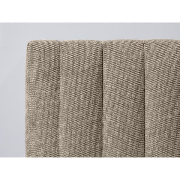 Dvigulė lova smėlio spalvos/natūralios spalvos su lovos grotelėmis 180x200 cm Oceane – Bobochic Paris-image-4