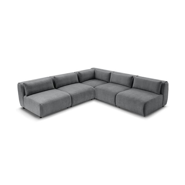 Pilka kampinė sofa (kintama) Jeanne - Bobochic Paris