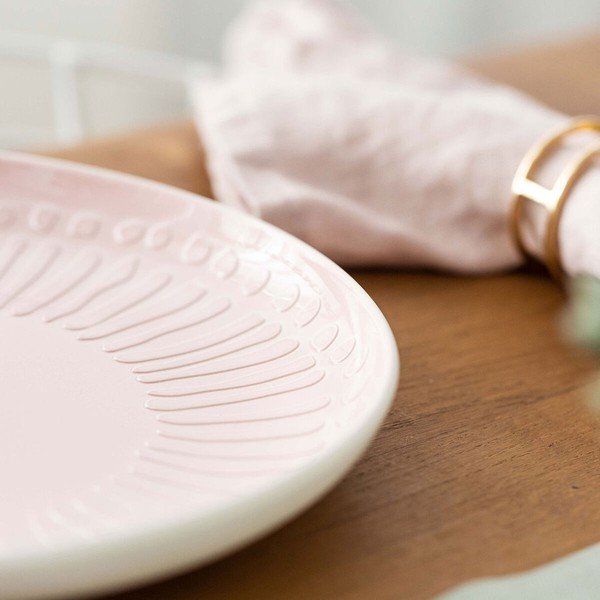 Baltos ir rausvos spalvos porceliano lėkštė Villeroy & Boch Blossom, ⌀ 24 cm-image-1