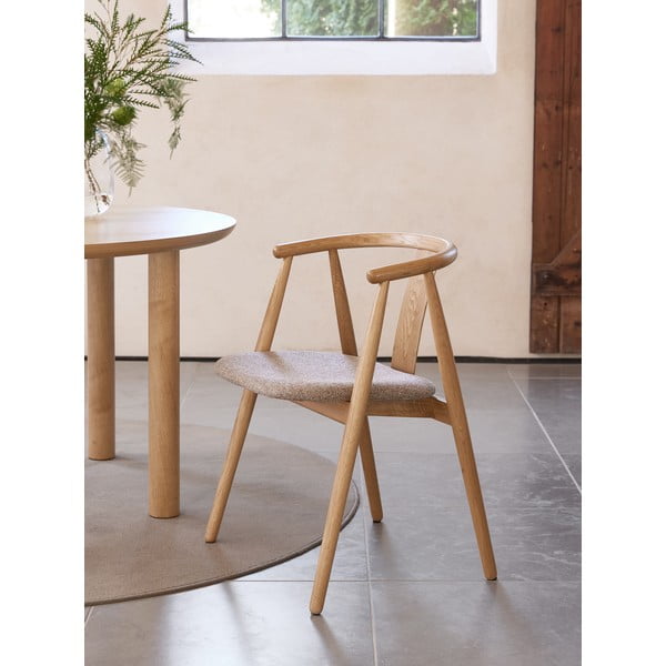 Valgomojo kėdė smėlio spalvos/natūralios spalvos Relate – Unique Furniture-image-1