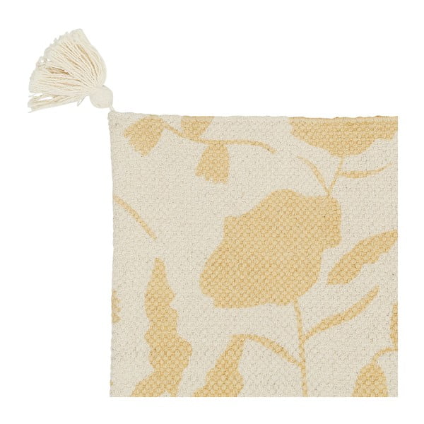 Šviesiai geltonas kilimas 60x120 cm Foret - Jardin d'Ulysse-image-1