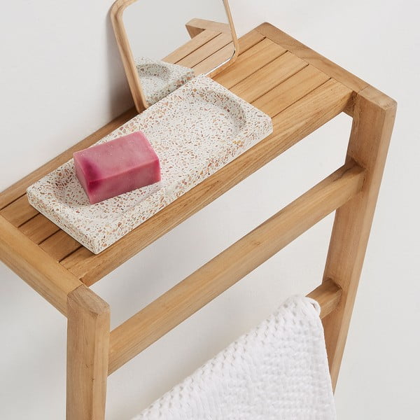 Sieninis rankšluosčių laikiklis iš tikmedžio Kave Home Sunday-image-1