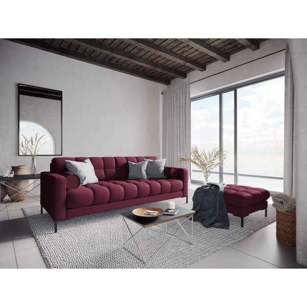 Tamsiai raudonas suoliukas Cosmopolitan Design Bali, 60 cm-image-4