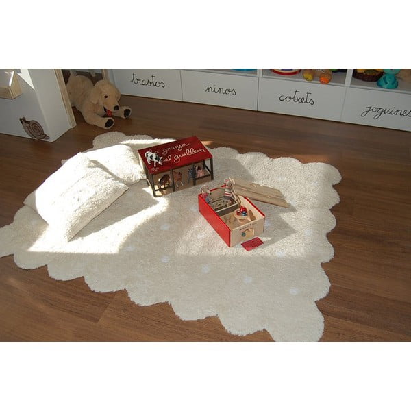 Skalbiamas/rankų darbo iš medvilnės vaikiškas kilimas smėlio spalvos 120x160 cm Biscuit Beige – Lorena Canals-image-4