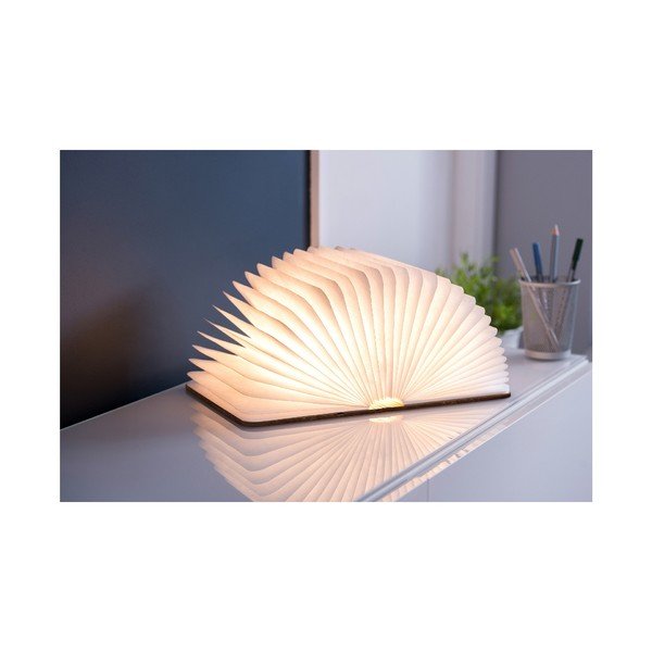 Stalinis šviestuvas LED (aukštis 2,5 cm) su tekstiliniu gaubtu Booklight – Gingko-image-1
