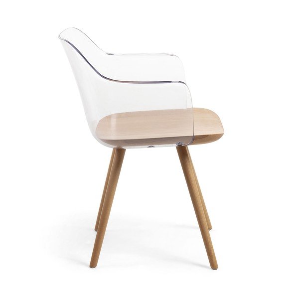 Krėslas su bukmedžio medienos kojomis Kave Home Klam-image-2