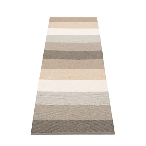 Pilkos spalvos/smėlio spalvos lauko kilimas 70x200 cm Molly Clay – Pappelina