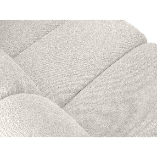 Modulinė sofa baltos spalvos (su kairiuoju kampu) Lupine – Micadoni Home-image-1